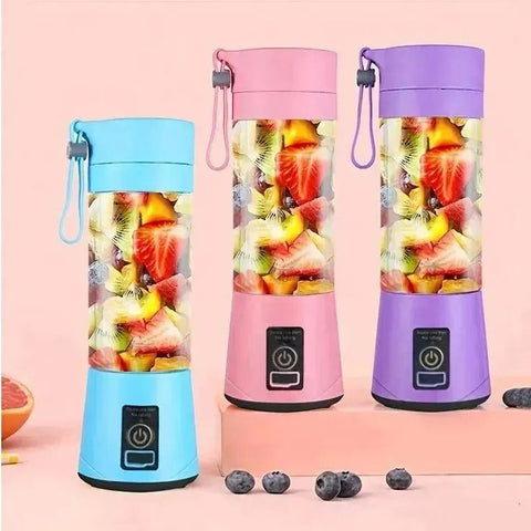 Rechargeable Portable Juicer Blender – USB Electric Smoothie Maker for Fruits, Shakes & Travel