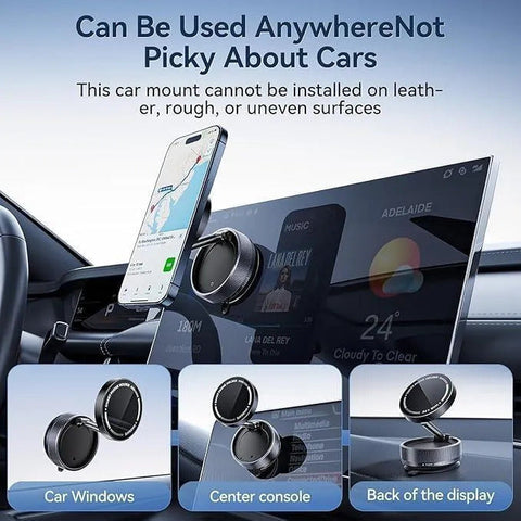 Universal Mobile Holder for Bike & Car – 360° Rotatable Phone Mount with Strong Grip & Anti-Shake Design