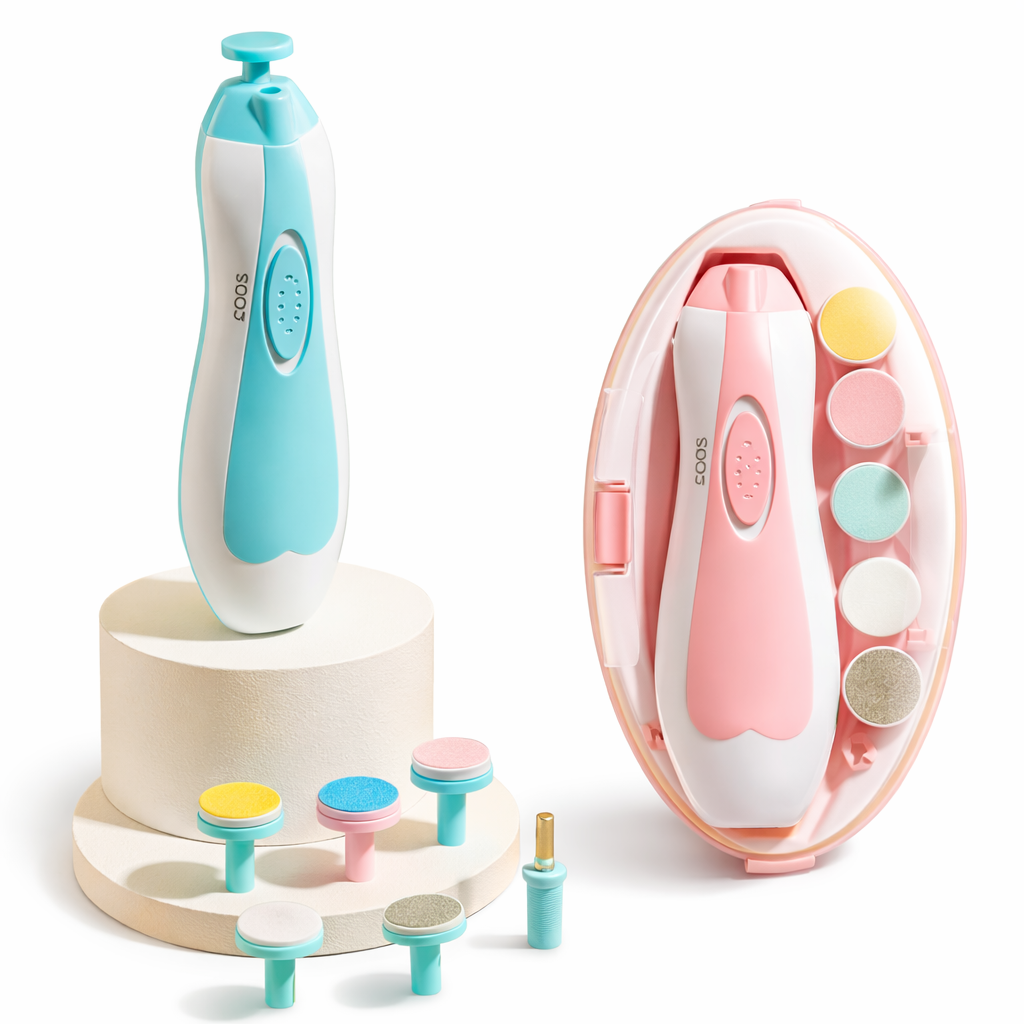 Electric Baby Nail Trimmer – Safe Gentle Nail File for Newborns & Toddlers (Quiet & Pain-Free Grooming Tool)