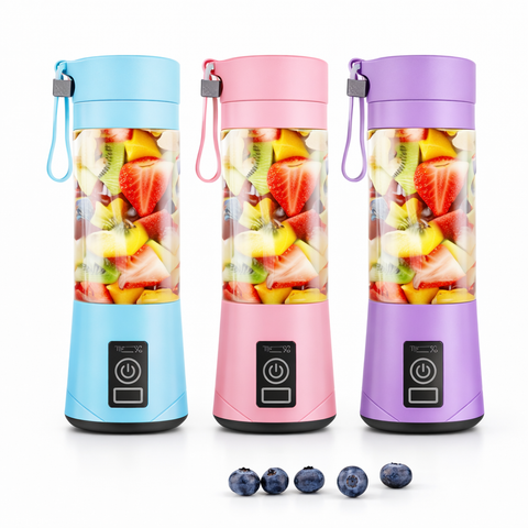 Rechargeable Portable Juicer Blender – USB Electric Smoothie Maker for Fruits, Shakes & Travel