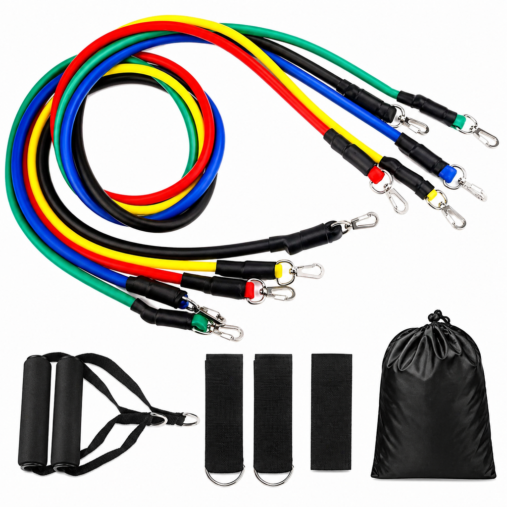 Resistance Bands Set – Fitness Exercise Tubes with Handles