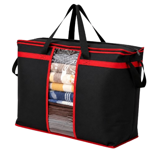 Foldable Storage Laundry Organizer Bag with Transparent Window