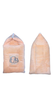 Baby Carry Nest Peach Velvet Waterproof – Soft & Cozy Newborn Sleeping Bag