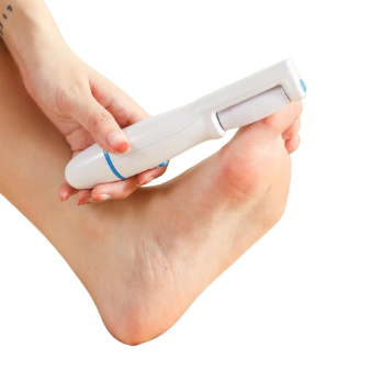 Electric Foot Exfoliator ABS Portable Scrubber – Rechargeable Callus Remover for Smooth & Soft Feet